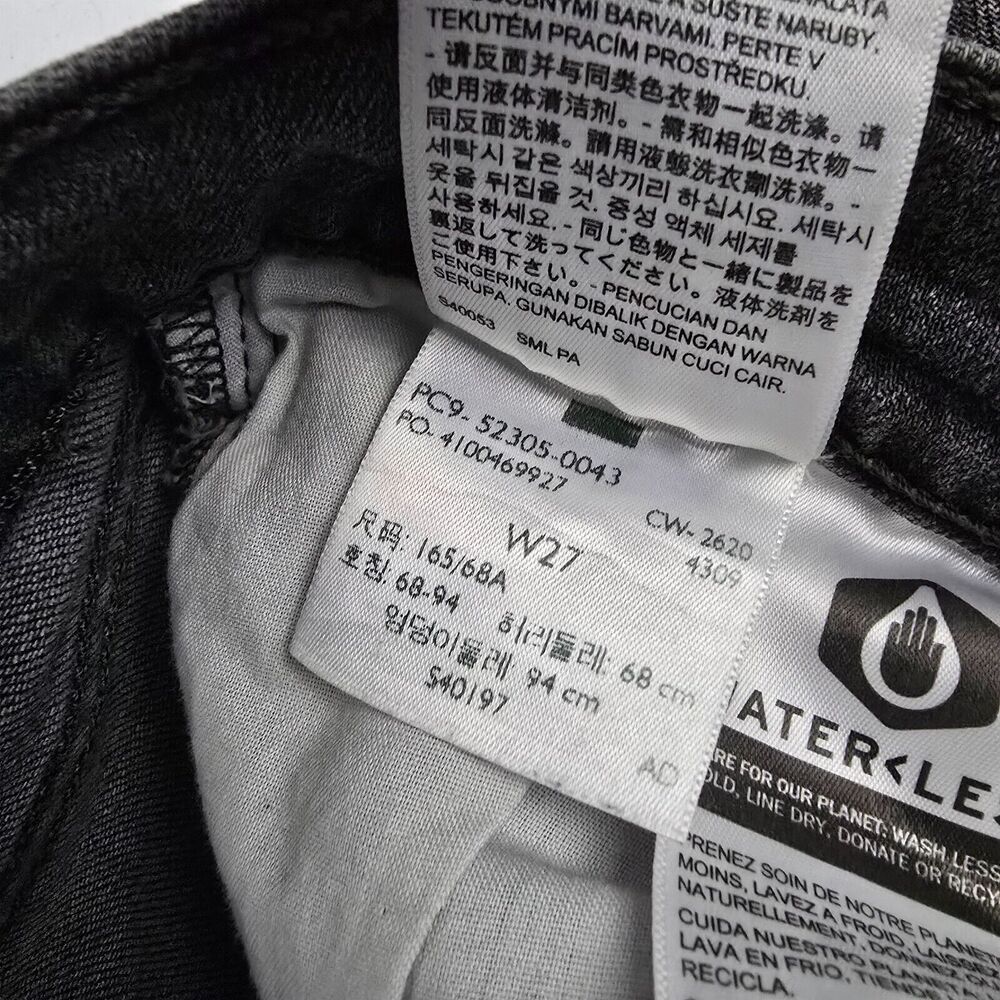 Levi's Wedgie Skinny Jeans Women's 27 Gray‎ High Rise Stretch Denim 4337 - Picture 13 of 14